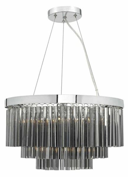 Dar GIO0510 Giovana 5 Light Ceiling Pendant Light In Polished Chrome