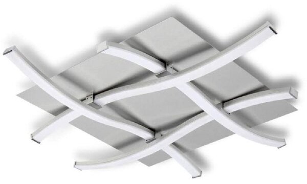 Mantra M4999 Nur LED Flush Ceiling Light In Polished Chrome