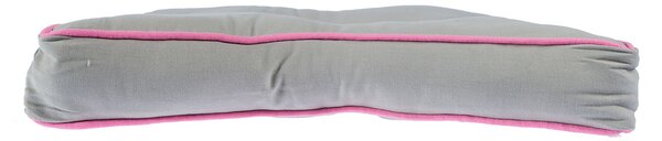 Homescapes Grey and Pink Star Floor Cushion