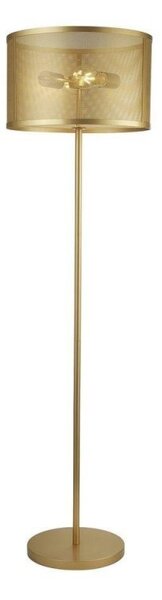 Searchlight 2832-2GO Fishnet 2 Light Floor Light In Matt Gold