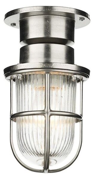 David Hunt Lighting COA0138 Coast One Light Semi Flush Ceiling Light In Nickel