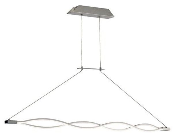 Mantra M4865 Sahara XL LED Ceiling Pendant In Silver And Chrome