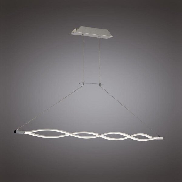 Mantra M4864 Sahara LED Ceiling Pendant In Silver And Chrome