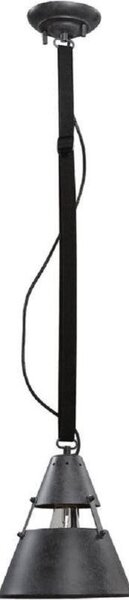 Mantra M5442 Industrial 1 Light Small Pendant In Oxide Metal - Dia: 215mm