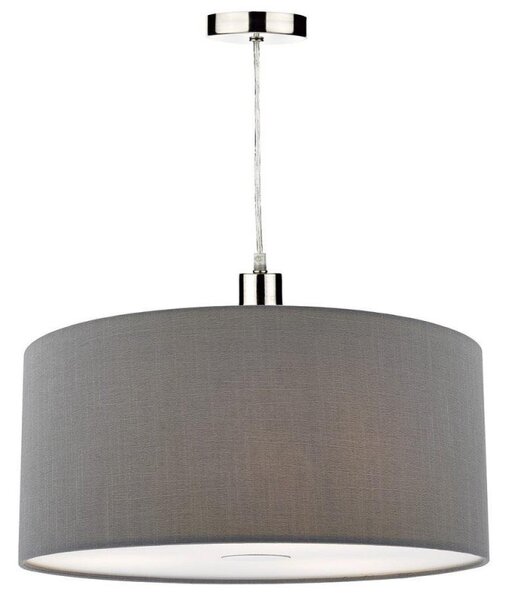 Dar RON6539 Ronda Easy Fit Pendant In Grey - Dia: 400mm