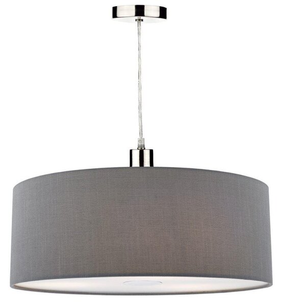 Dar RON8639 Ronda Easy Fit Pendant In Grey - Dia: 600mm