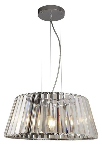 Searchlight 2895-5CC Tiara Ceiling Pendant Light In Chrome And Crystal