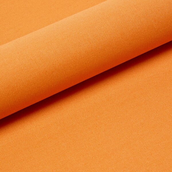 Homescapes Pure Cotton Plain Burnt Orange Curtain Fabric Material