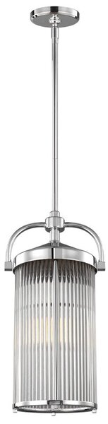 FE-PAULSON-3P Paulson 3 Light Pendant Light In Polished Chrome