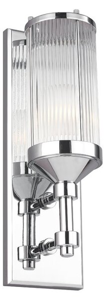 FE-PAULSON1 Paulson 1 Light Wall Light In Polished Chrome