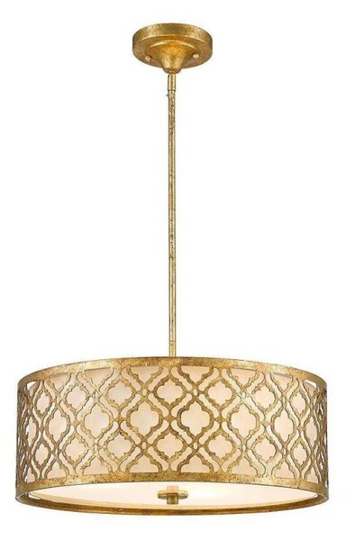 GN/ARABELLA/P/L Arabella 3 Light Duo Mount Large Ceiling Light In Gold