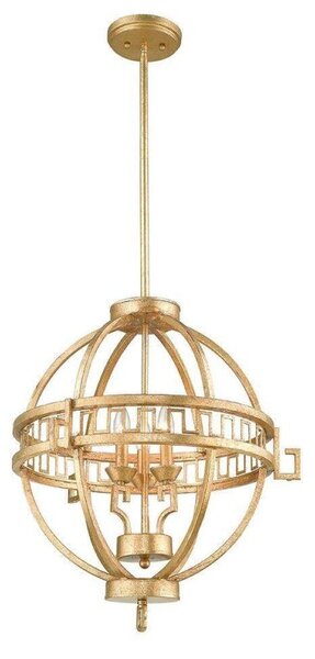 GN/LEMURIA/3PA Lemuria 3 Light Globe Pendant In Gold