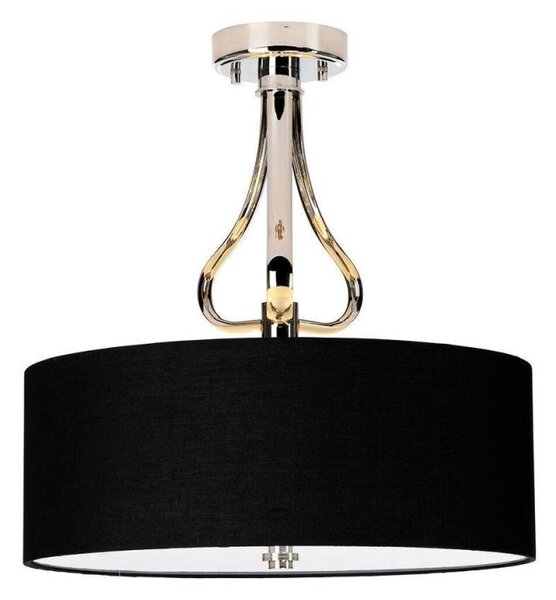 BATH/FALM/SFPC Falmouth 3 Light Semi Flush Ceiling Light In Polished Chrome