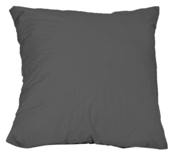 Dark Grey European Pillowcase Egyptian Cotton 200 TC, 40 x 40cm