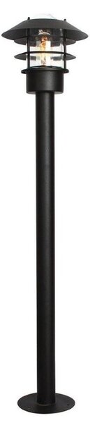 Elstead HELSINGORBOLBK Helsingor 1 Light Outdoor Bollard Lantern In Black