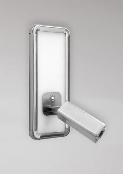 Mantra M5256 Ibiza 1 Light LED Adjustable Wall Light In Satin Nickel