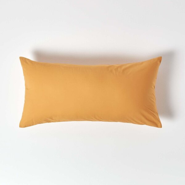 Mustard Yellow European Pillowcase Egyptian Cotton 200 TC, 40 x 80cm