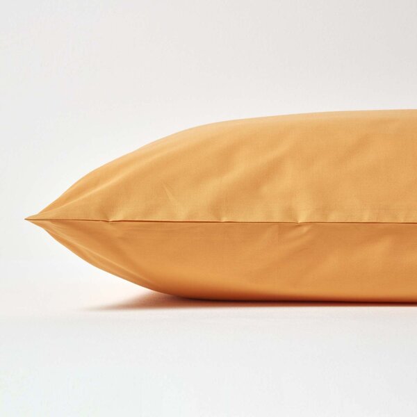 Mustard Yellow European Pillowcase Egyptian Cotton 200 TC, 40 x 40cm