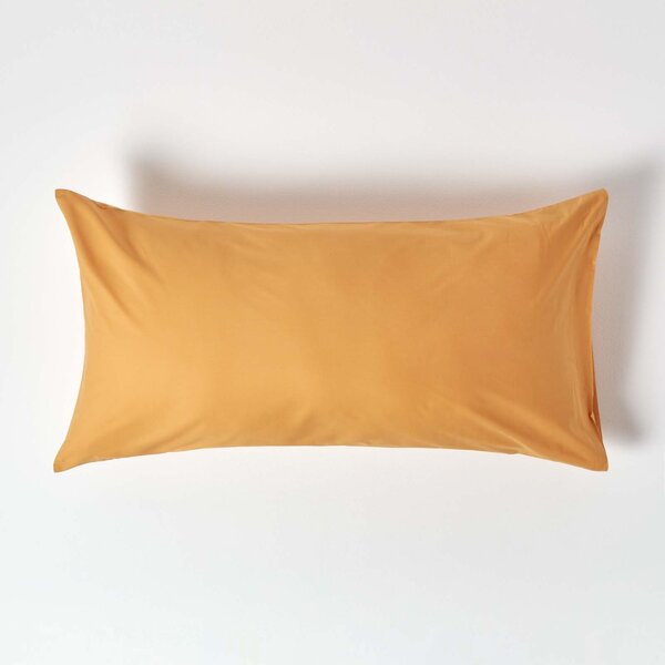 Mustard Yellow Egyptian Cotton Housewife Pillowcase 200 TC, King Size