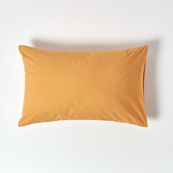 Mustard Yellow Egyptian Cotton Housewife Pillowcase 200 TC, Standard