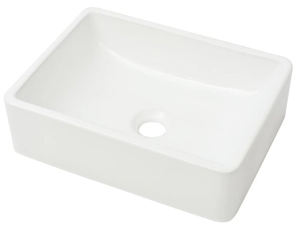 Basin Ceramic White 41x30x12 cm