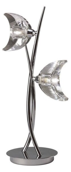 Mantra M1460 Eclipse 2 Light Table Lamp In Chrome