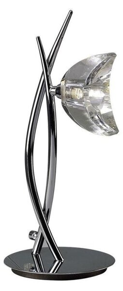Mantra M1459 Eclipse 1 Light Tall Table Lamp In Chrome - H: 350mm