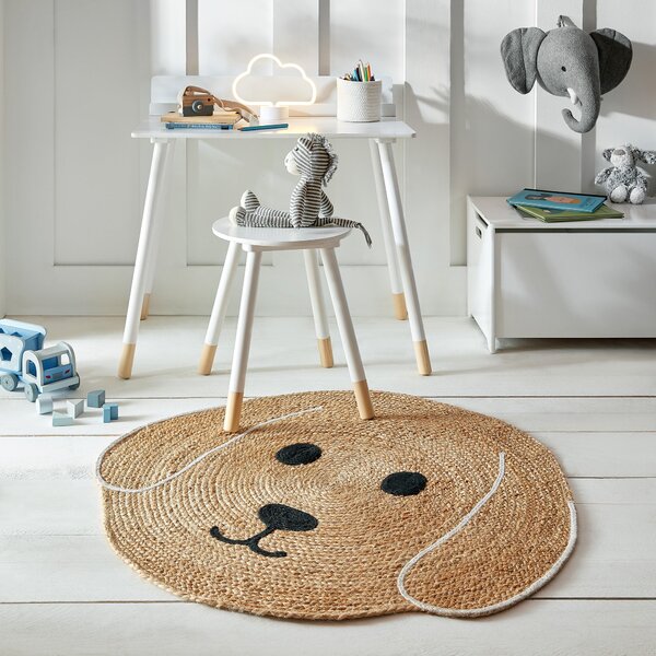 Jute Puppy Rug Natural