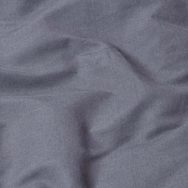 Homescapes Dark Grey Linen Duvet Cover Set, King