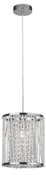 Searchlight 8831CC Elise 1 Light Ceiling Pendant Light In Chrome