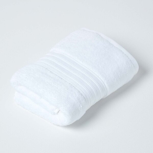 Homescapes Zero Twist Supima Cotton White Hand Towel