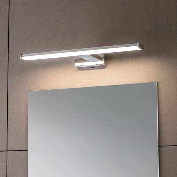 Endon 76658 Axis Bathroom Wall Light In Chrome And Frosted Plastic
