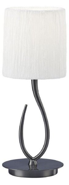 Mantra M3702 Lua 1 Light Small Table Lamp In Satin Nickel