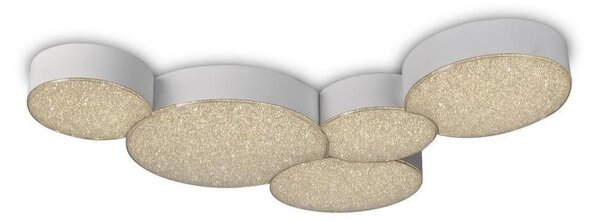 Mantra M5768 Lunas LED Flush Ceiling Light In White