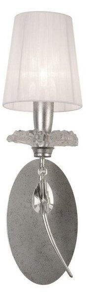 Mantra M6305 Sophie 1 Light Wall Light With Shade In Silver