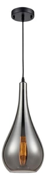PH187 Ceiling Pendant In Smoked Glass