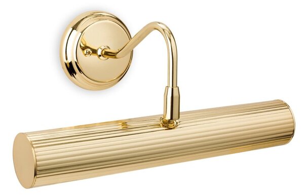 Firstlight 7651BR Reeded Picture Light In Polished Brass - 2 Light