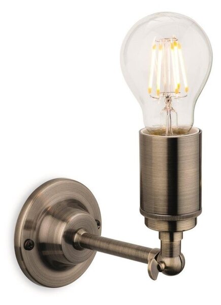 Firstlight 7650AB Indy 1 Light Wall Light In Antique Brass