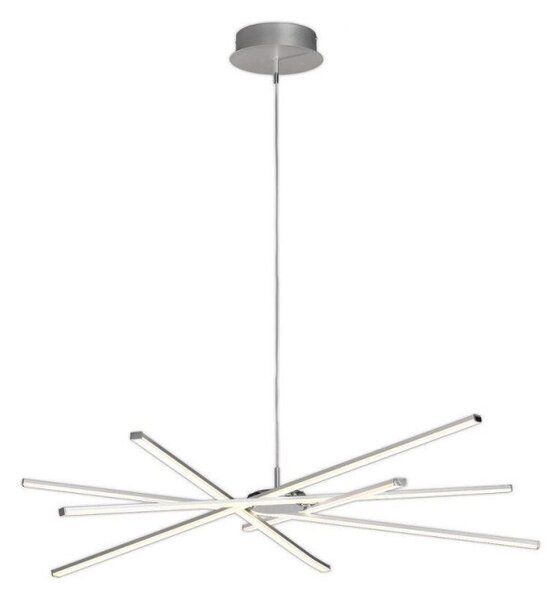 M5911 Star LED Large Ceiling Pendant Light In Silver And Chrome - Dia: 1030mm