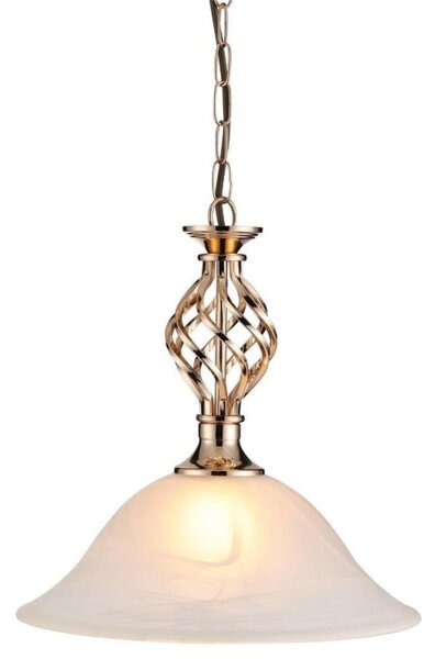 Classic 1 Light Ceiling Pendant Light In French Gold