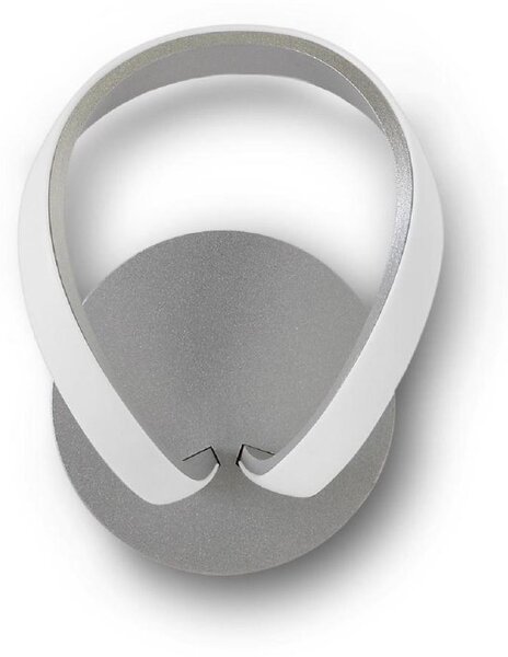 M4988 Knot LED Wall Light In Silver And Chrome