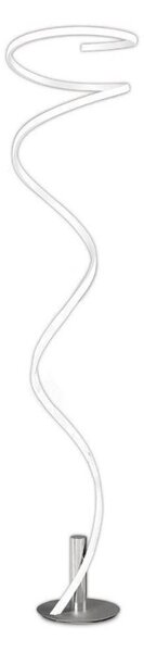 M6102 Helix LED Floor Lamp In Chrome/White