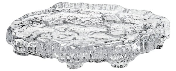 Iittala Wirkkala Ice platter art piece Ø26 cm Clear