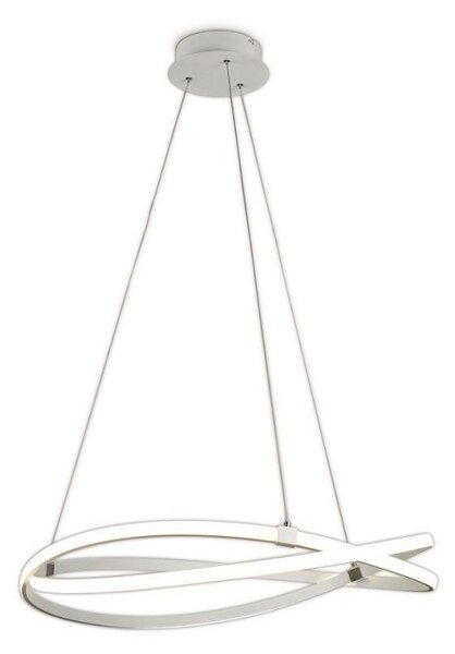 M5991 Infinity Dimmable LED Large Ceiling Pendant Light In White