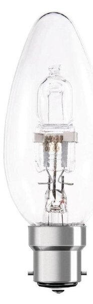 28 Watt BC Halogen saver Candle Lamp - pack_size:Single Bulb