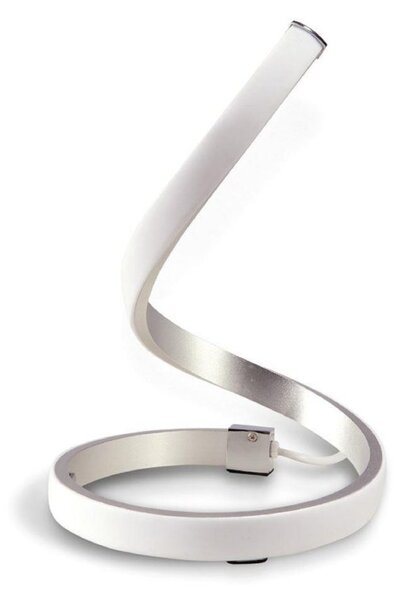 M4986 Nur LED Table Lamp In Silver And Chrome