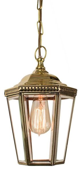 482 Windsor 1 Light Exterior Pendant Hanging Lantern - product_finish:Polished Brass