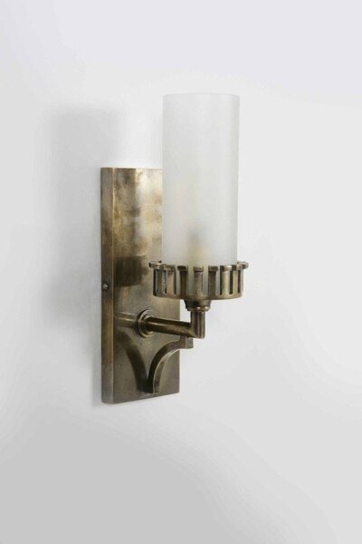 Highlander 839 Traditional Solid Brass 1 Light Wall Light - product_finish:Light Antique