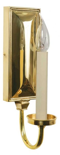 Georgian 824 Traditional Solid Brass 1 Light Wall Light - product_finish:Light Antique