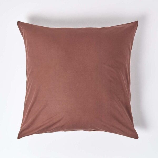 Chocolate European Egyptian Cotton Pillowcase 200 TC, 60 x 60 cm